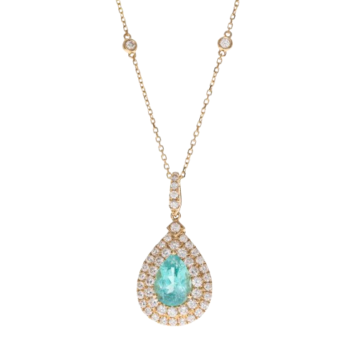 Paraiba Tourmaline Pendant