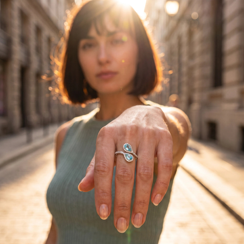 Paraiba Tourmaline Ring- R2611431 CG0571R