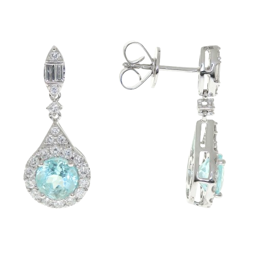Paraiba Tourmaline Earrings- CG0875E - E2414771