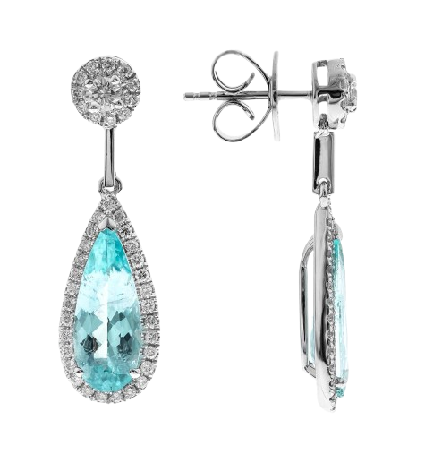 Paraiba Tourmaline Earrings- E2011114 HJ0053E