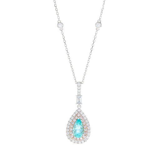 Paraiba Tourmaline Pendant- P2414982 CG0507P