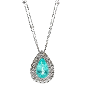 Paraiba Tourmaline Pendant- N2412114 HJ0024N