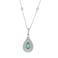 Paraiba Tourmaline Pendant- CG0545P - P2412845