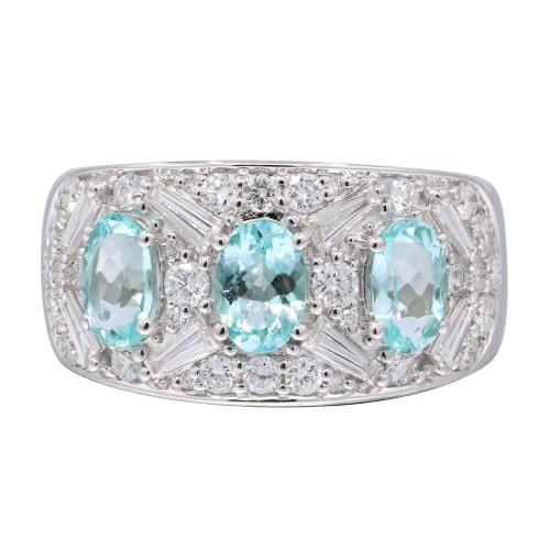 Paraiba Tourmaline Ring- R2521435 TW5645R