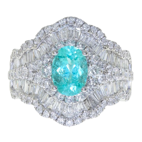 Paraiba Tourmaline Ring- 	R2513636 CG0413R